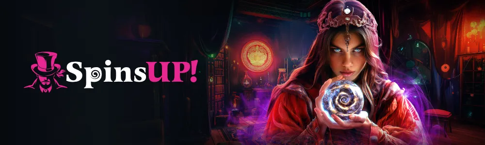 SpinsUp casino banner