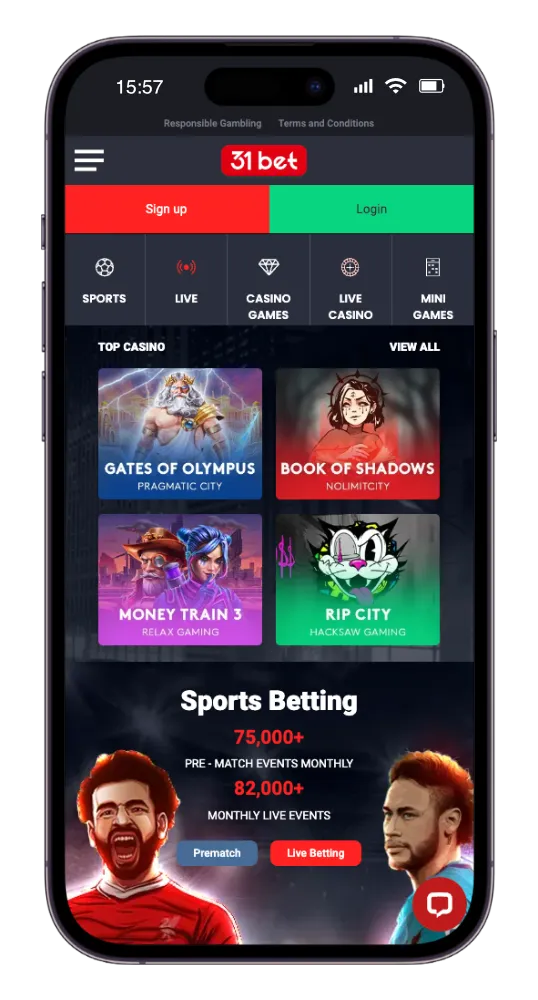 31bet mobilcasino